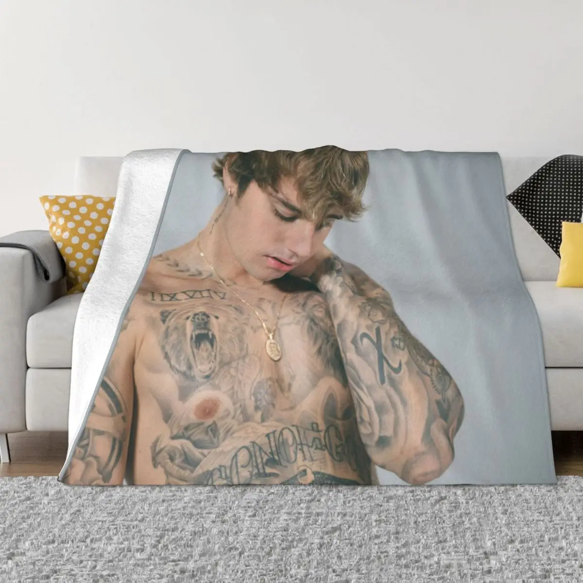 

Justin Bieber 001271 Bedroom Blankets birthday gift Couple Blankets Blankets And Blankets Throw Blanket