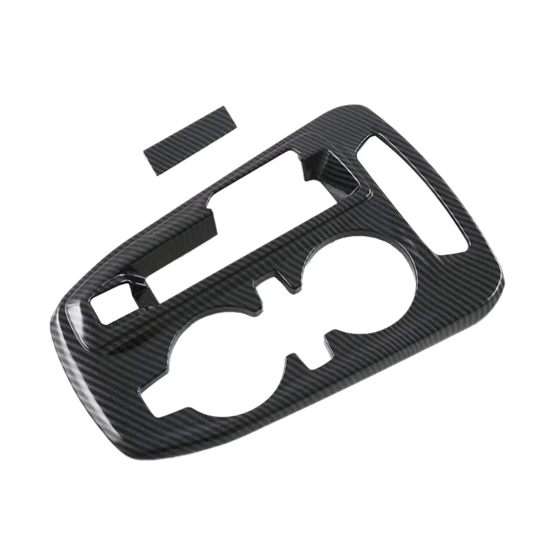 

Car Center Console Gear Shift Panel Cover Trim For Trax Seeker 2023 2024 Parts Accessories (ABS Carbon Fiber)