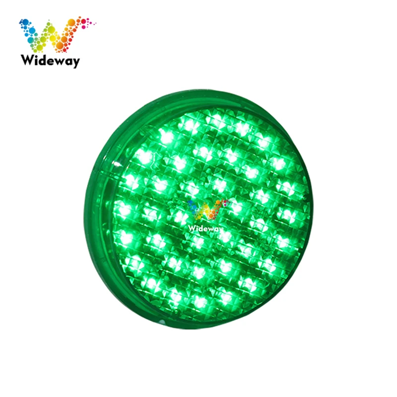 Mini LED Traffic Signal Light Module 100mm Without Visor Red Yellow Green Colors DC12V DC24V Available for Sale