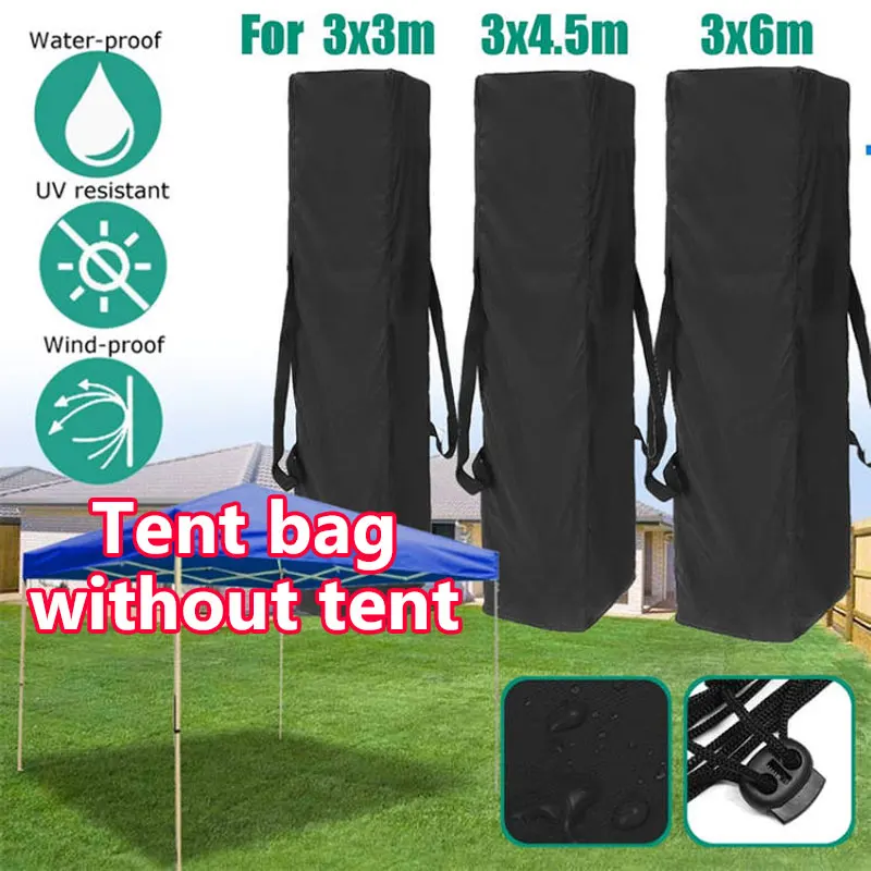 Without Tent Black Tent Storage Bag Waterproof Cover Sunscreen Canopy Outdoor Garden Awning Tent Tote Bags Camping Shed Handbag