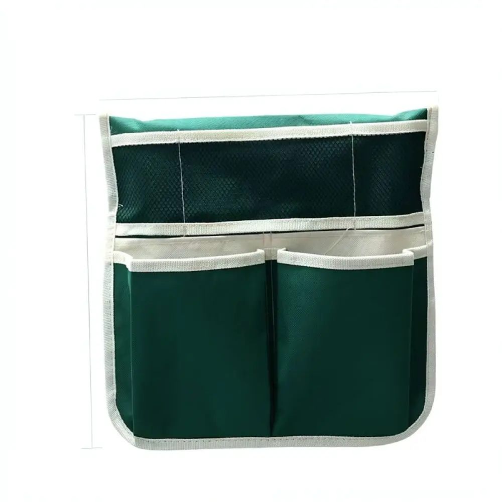 Heavy Duty Garden Kneeler Seat With Side Tool Organizer Foldable Bench For Outdoor Planting Yard Care Back Support Stool