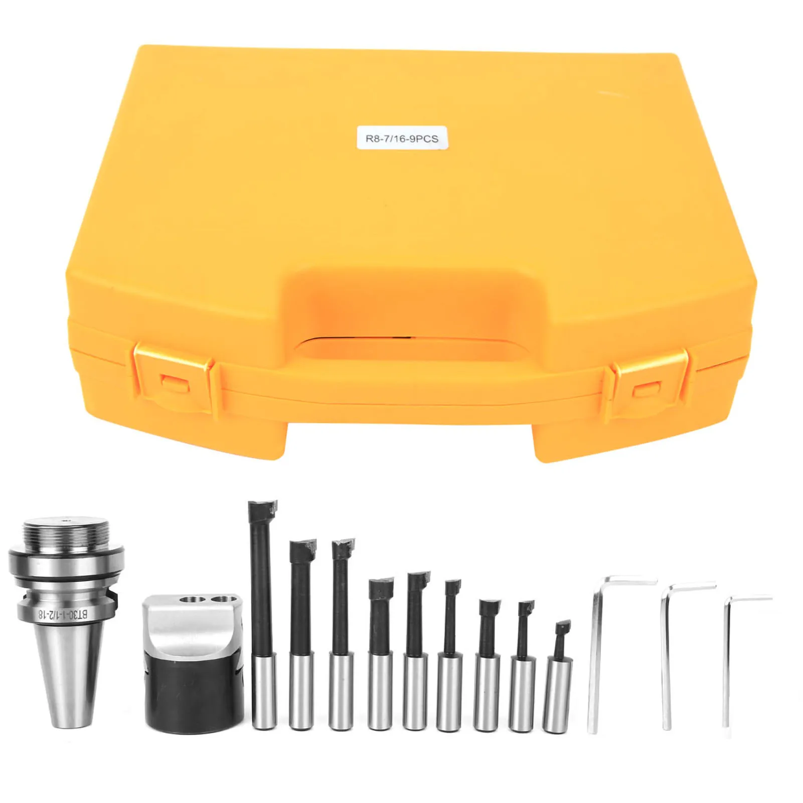 

Boring Cutter Set 40 Carbon Steel High Accuracy CNC Milling Tool Kits BT30-F1-12- Carbon Steel Boring Cutter