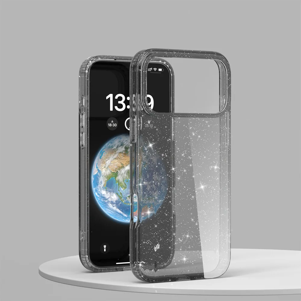 Transparente Glitzer-Symmetrie für Magsafe Magnetische Hülle für iPhone 18 Pro Max 17 Air16 15 14 13 Sturzsichere Ott-Box Panzerhülle – Detail 14