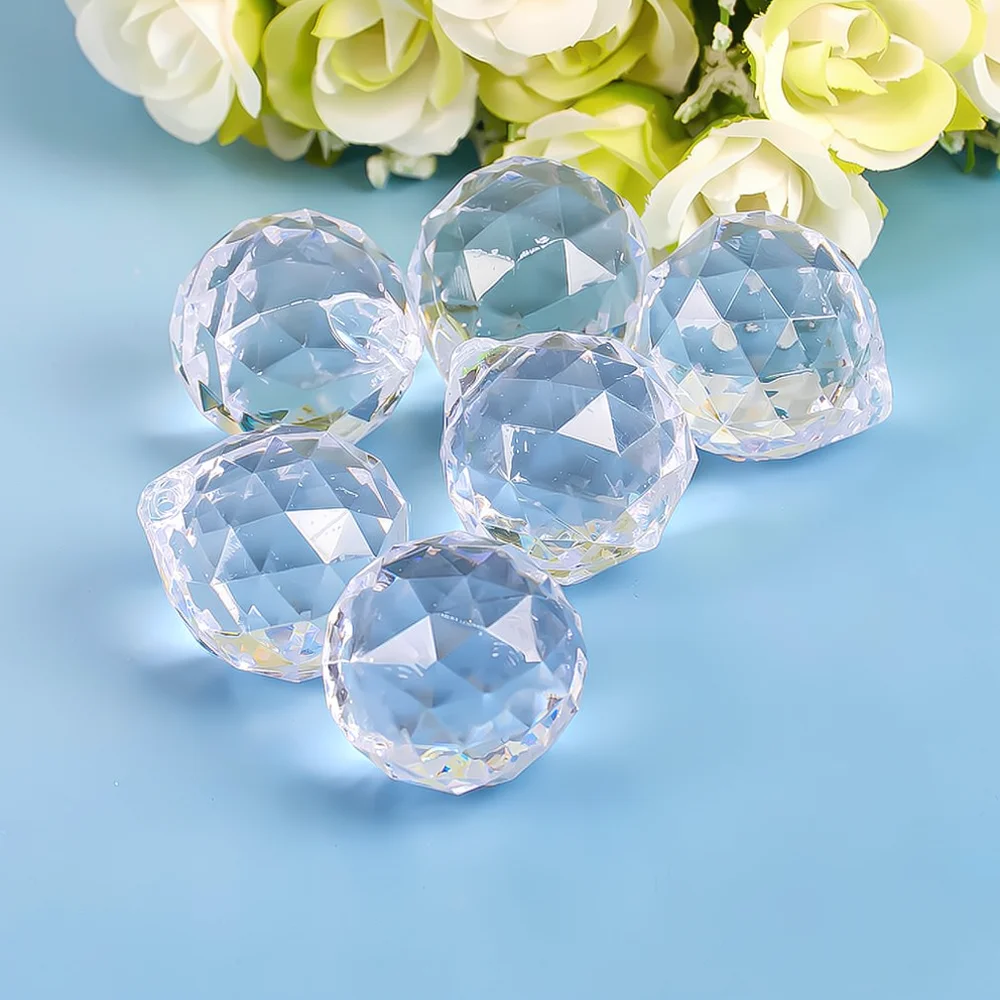 Elegant Acrylic Teardrop Ornament Beads Clear Hanging Pendants For Home Wedding Hall Decor Lighting Fixture Parts