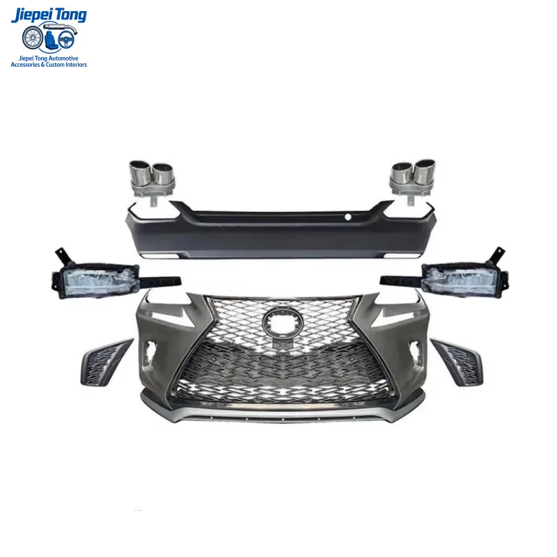 

High Quality NX200 NX200t 2014-2017 Upgraded F- Front Bumper Kit with F-sports Grille Body Kits for Lexus NX