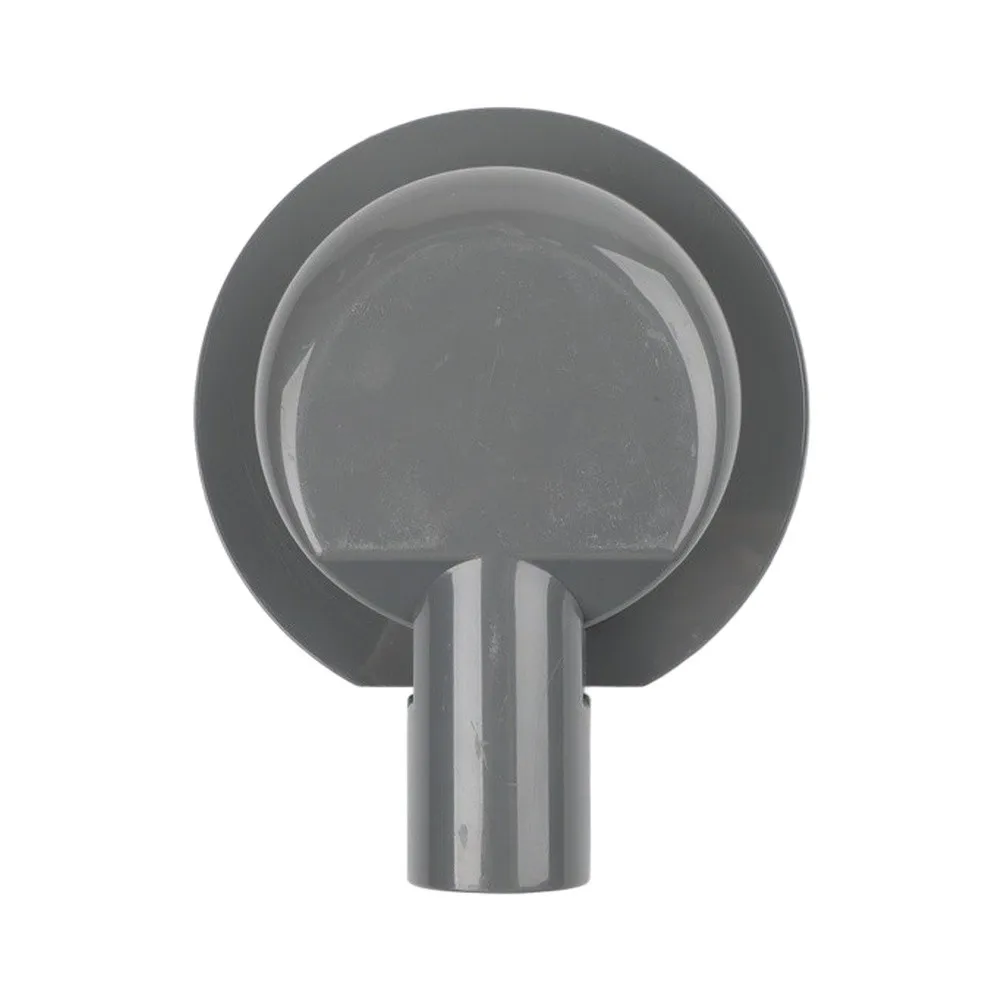 Drain Connector Pipe Adapter for PVC European Drain Systems Suitable for 50mm and 100mm Pipes with Secure Flange Base Design