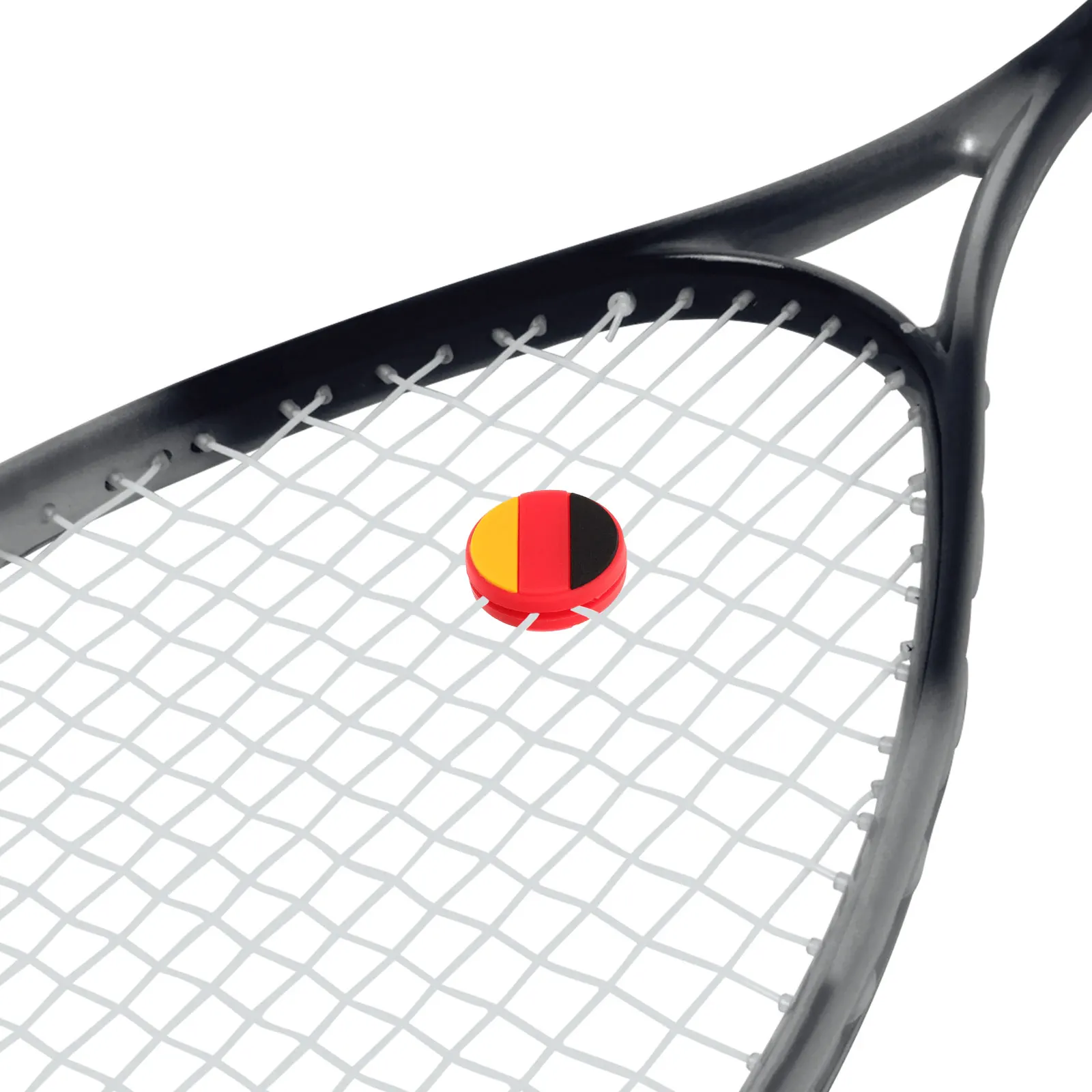 

5Pcs Tennis Racket Vibration Dampeners Silicone Shock Absorbers National Flag Designed Tennis Accessories