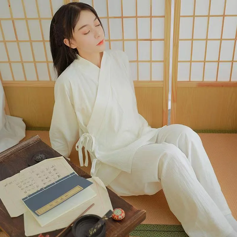 

Hanfu Underwear Garment Chinese Traditional Outfit Inner Wears Women Men Tang Suit Ancient Costume Ming Dynasty Sleepwear Gown