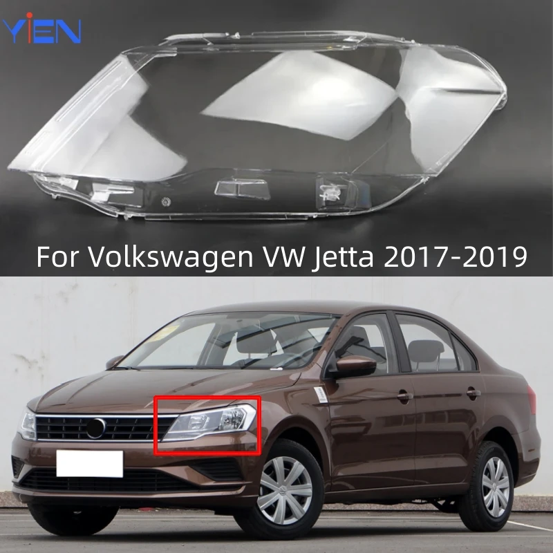

Для Volkswagen VW Jetta 2017 2018 2019, крышка передней фары автомобиля, абажур, крышка фары, стеклянный корпус