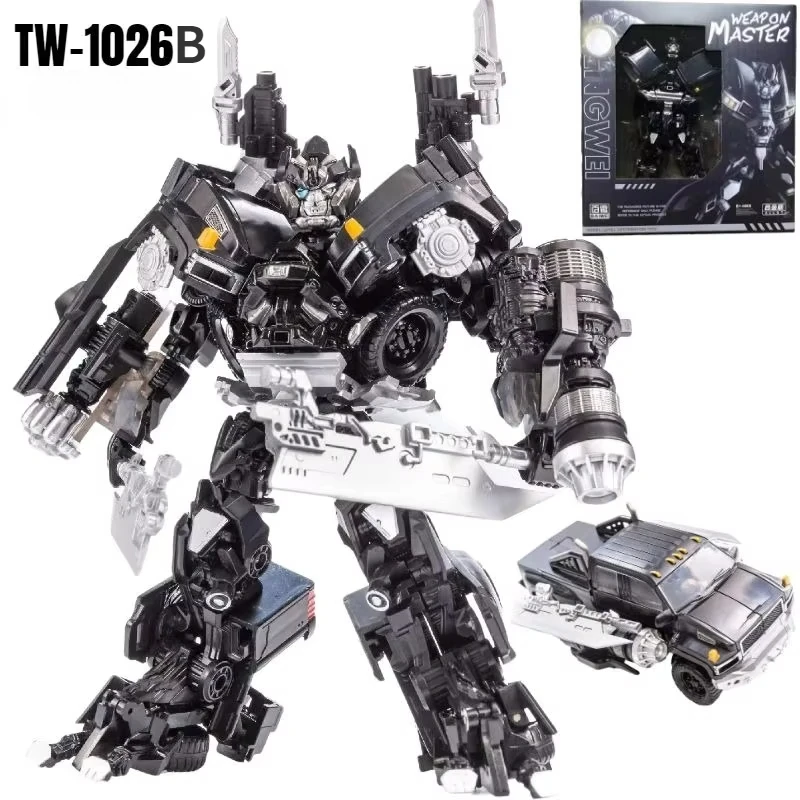 In Magazzino BAIWEI Trasformato Giocattoli TW1026B Ironhide Trailblazer Film SS14 KO Arma Esperto In Lega di Robot Modello Bambole Mobili Regalo