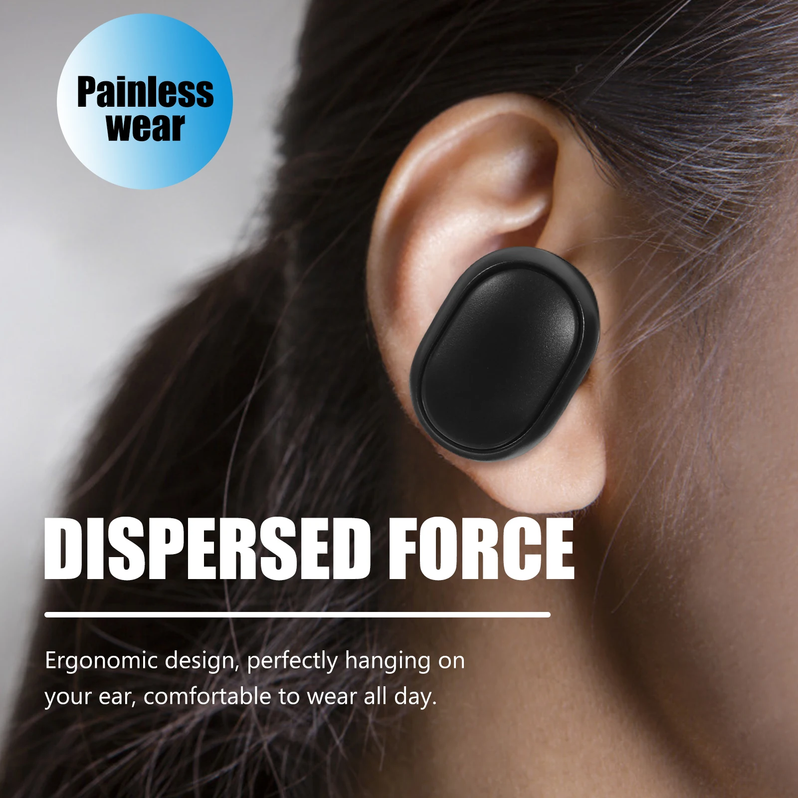 

Wireless Headphones In Earbuds Lightweight Comfortable Long Use High Quality Material Phone Calls Gifts