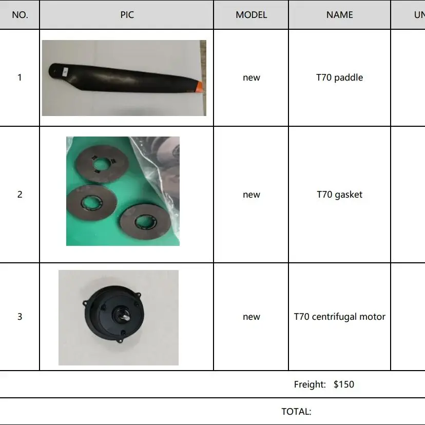 T70 Blade Personalization Set - Customization Kit for Personal Use
