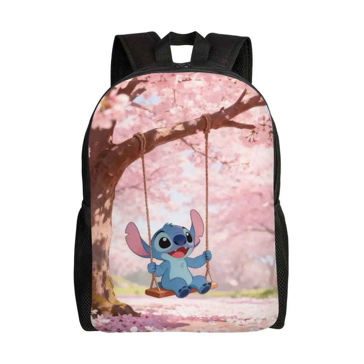 

Custom Funny Stitchs Adventure Anime Travel Backpack Women Men School Computer Bookbag College Student Daypack Bags