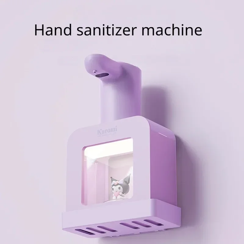 Kawaii Sanrio Anime Hand Sanitizer Machine Kuromi Cinnamoroll Cute New Cartoon Household Large Capacity Gift Utility Convenient