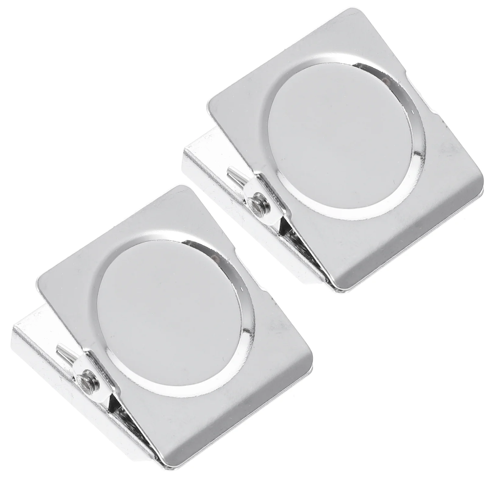 6 Pcs Magnets Magnetic Whiteboard Clip Refrigerator Metal 340X300X280CM Silver Memo