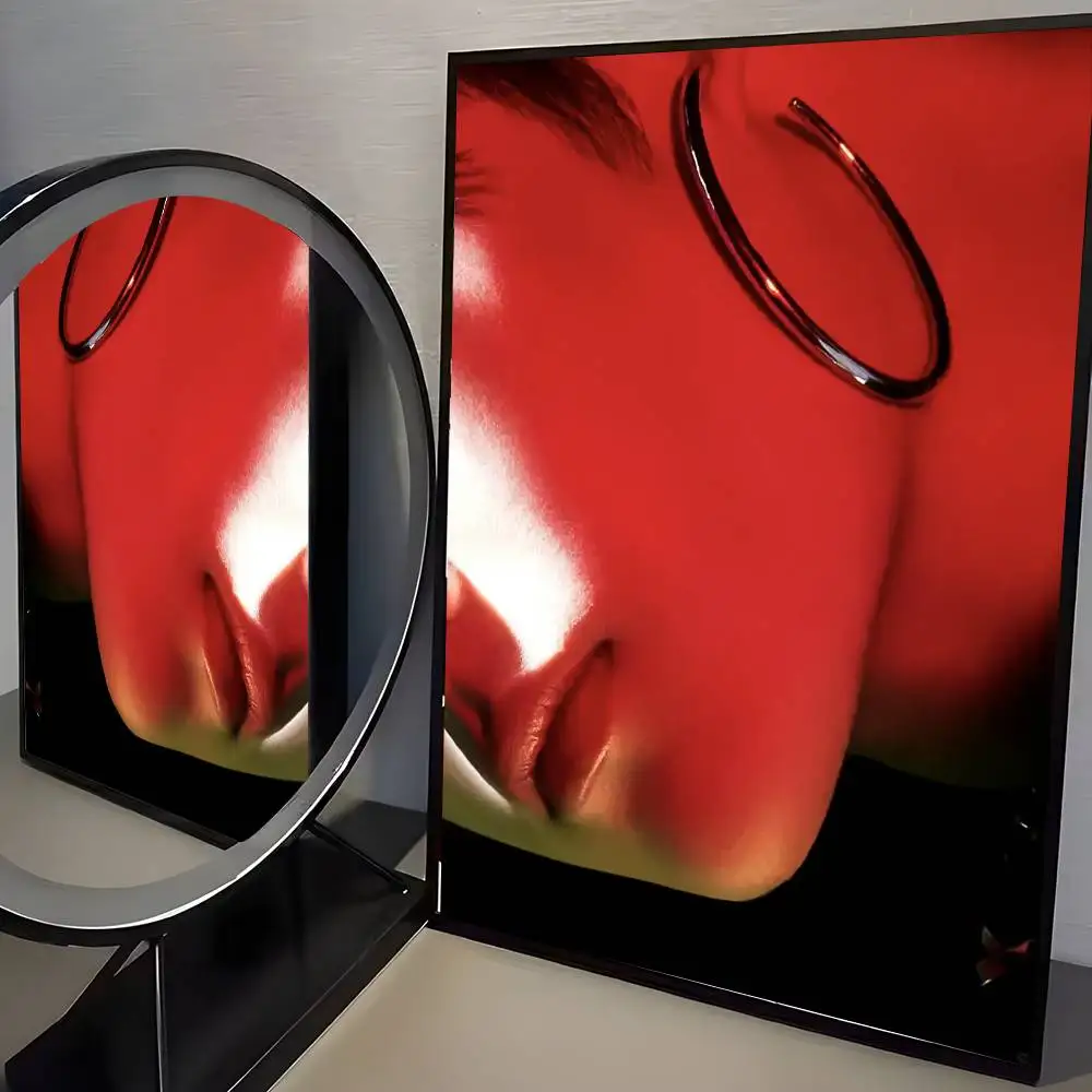 ملصق Yibo W-Wang الممثل عالي الدقة جداري لاصق مقاوم للماء لغرفة المعيشة المنزلية وغرفة النوم والديكور الجمالي