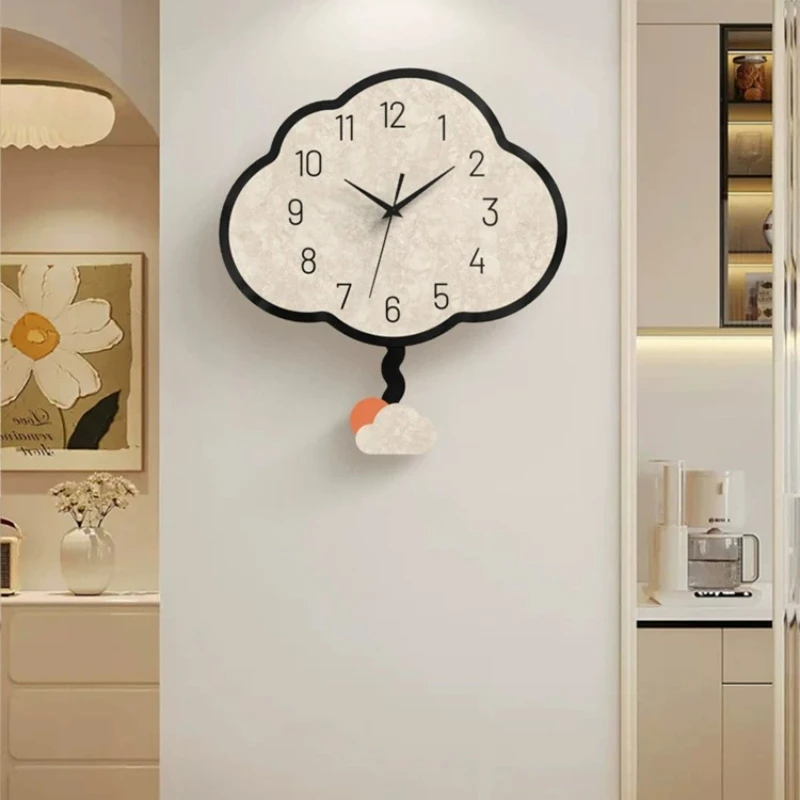 Mid Century Beautiful Decoration Wall Clock Noiseless Accessories Industrial Wall Clock Nordic Bedroom Dekor Zimmer Wall Decor