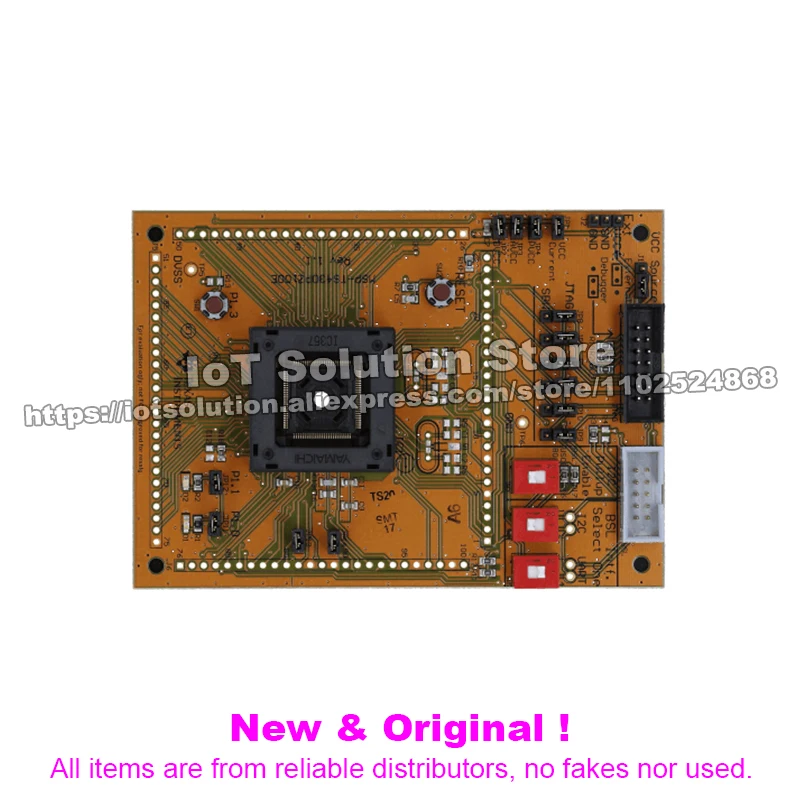 MSP-TS430PZ100E Target Development Board for MSP430FR604x MCUs - 100-pin (microcontroller not included)