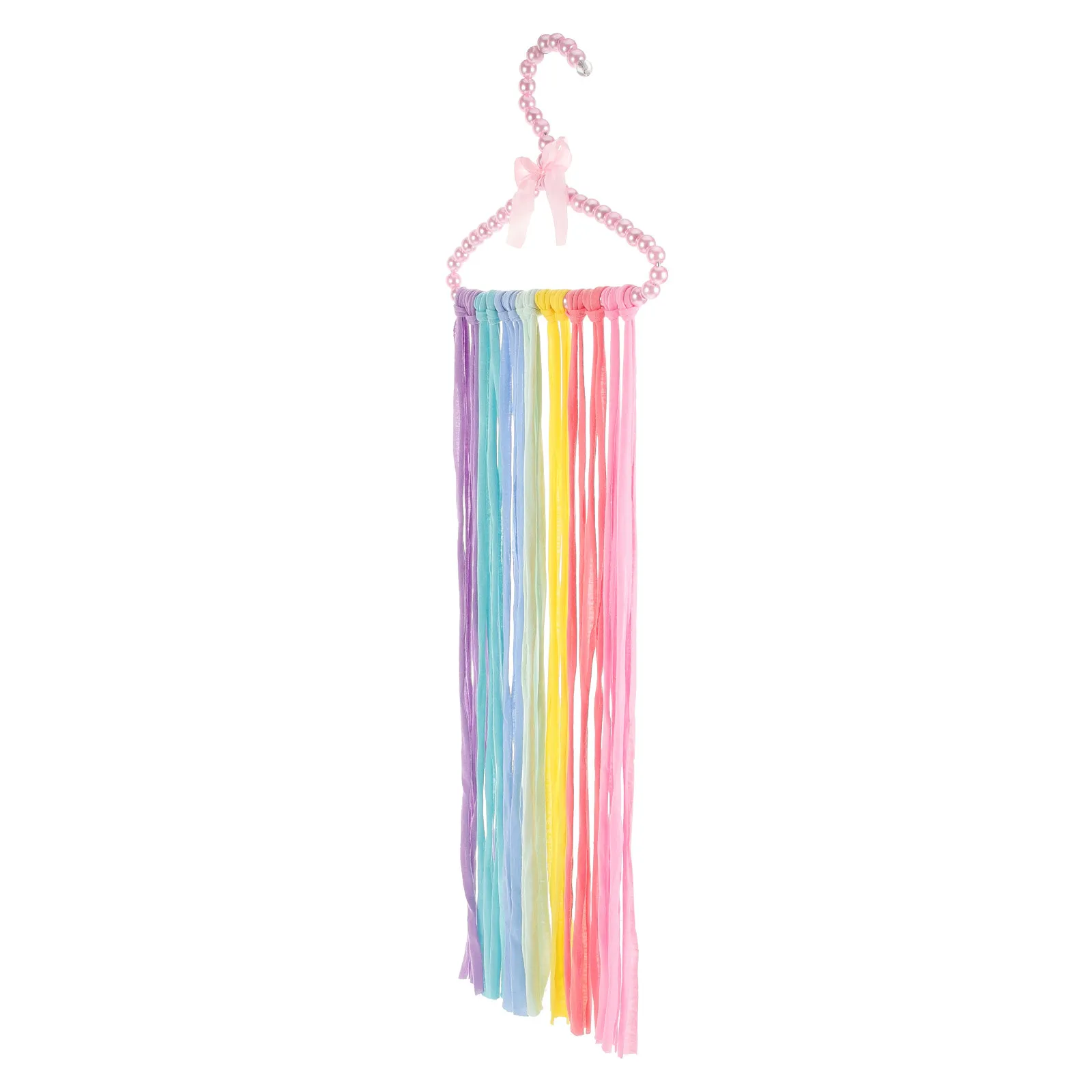 

Creative Bow Organizer Rainbow Bow Hanger Girl Hair Accessories Storage Holder Hairclip Organizer Decorative Decor for Girls