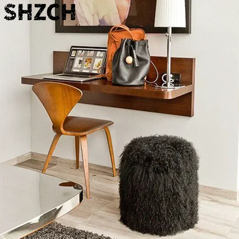 Walnut Colore Negotiation chair Solid Wood Living Room Leisure Chairs modern designer Coffee Shop Dining Chair with Backrest