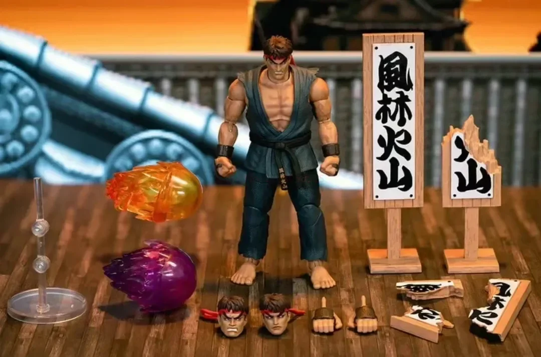 

6inches Jada Toys 1/12 Ultra Street Fighter II: The Final Challengers Evil Ryu Anime Model For Gift