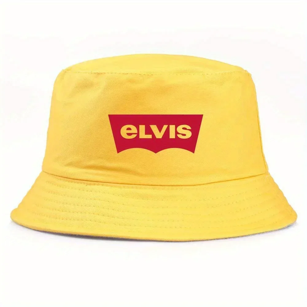 قبعة ELVIS الأنيقة للصيادين، قبعة دلو خفيفة الوزن وجيدة التهوية، مثالية للأنشطة الخارجية والجري وركوب الدراجات