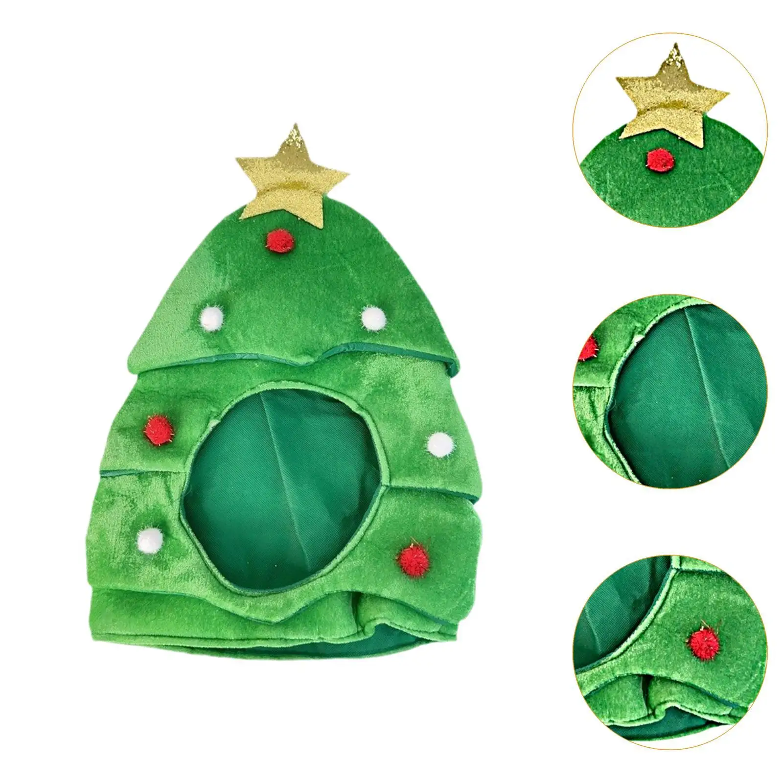 Christmas Tree Hat Costume Accessories for Carnival New Year Party Favor