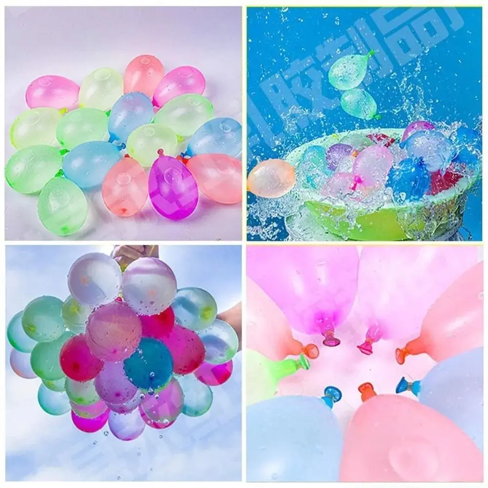 Plastic Water Balloon Pump Automatic knotting Portable Water Filler Kit Outdoor Toy Balloons Outdoor Fun Sand Pool Water Toys