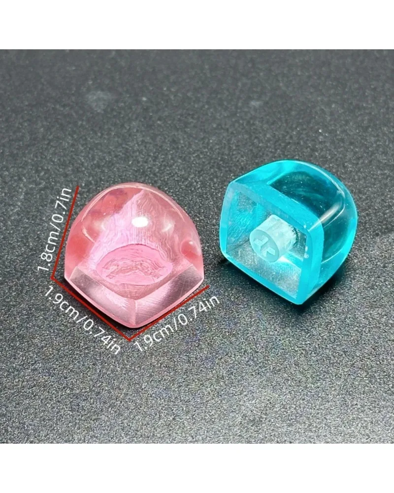 

Epoxy Transparent Jelly Nail Art Keycap Handmade Personalized Single Keycap For Cross Axis Mechanical Keyboard