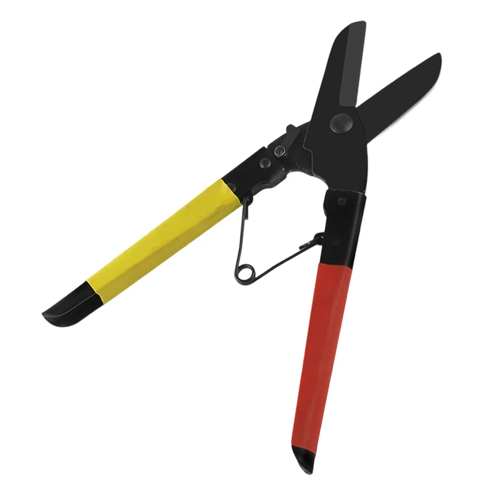 9 6in Metal Cutting Scissors with Ergonomic Rubber Handle for Steel Cable Wires Thin Iron and Cardboard Cutting Tasks