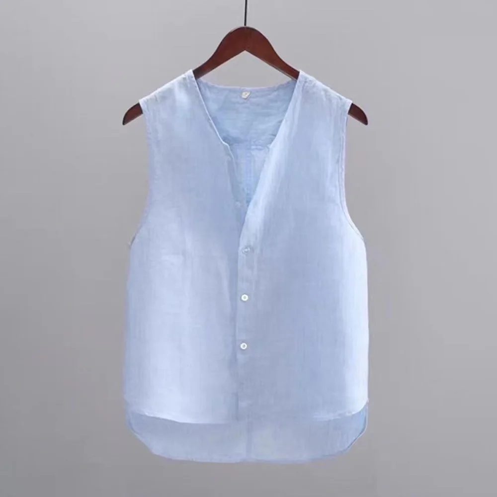 Mens Vest Breathable Quick-Drying Thin Casual Tank Top Summer Niche Streetwear Solid Color Simple Vest Men\'S Clothing 2024