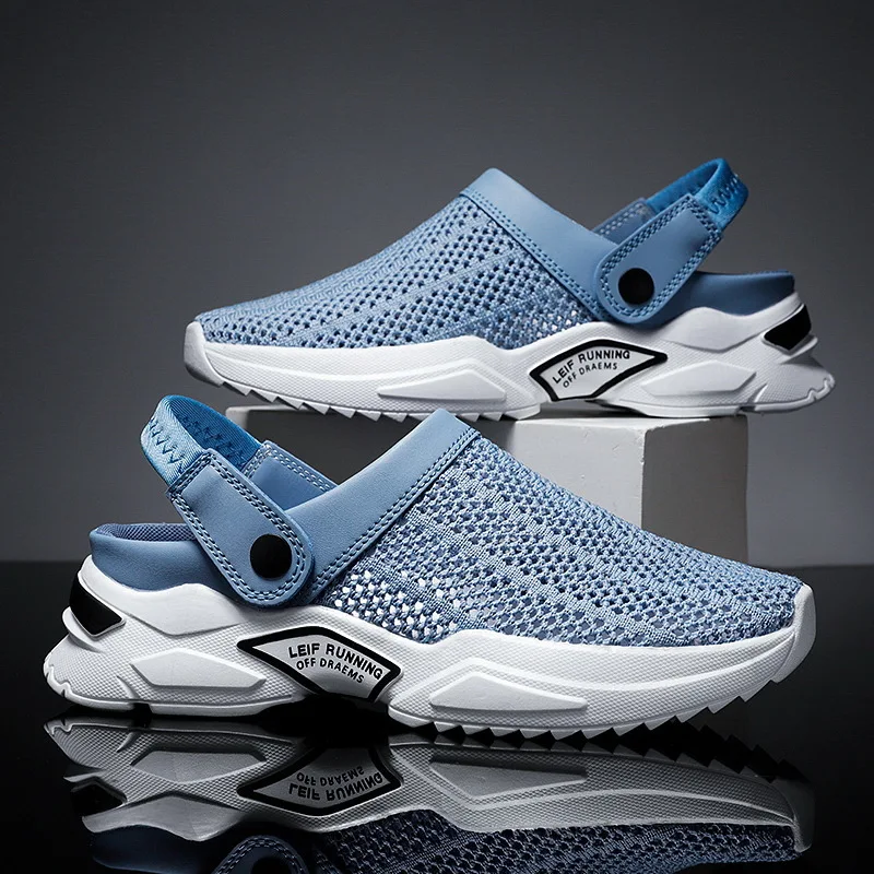Men's Sandals Mesh Breathable Sandals Beach Slippers