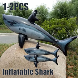 1-2PCS Floating Shark Toy for Kids Children Inflatable Pool Toys Giant Float Inflatable Toys for Swimming Pool Beach Accessories