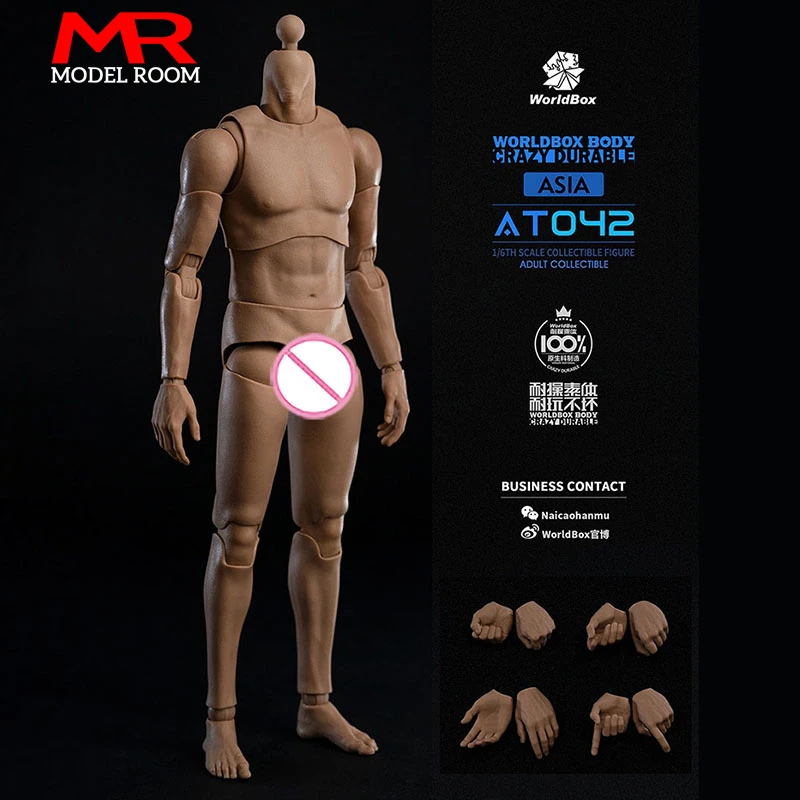 Worldbox AT042 1/6 Asian Male Flexible Joint Body Durable Soldier