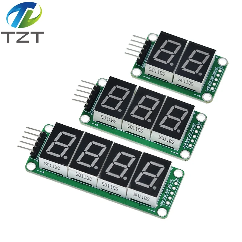Static Drive 2 3 4 Segment Digital Tube LED Display Module 2 Digital 74HC595 Tube 100% New original For Arduino image 5