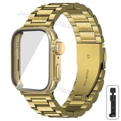 Stainless Steel Strap+Ultra Case for Huawei Watch Fit 3 Cases Metal Band for Huawei Watch Fit3 Watchband Correa Fit3 Accessories