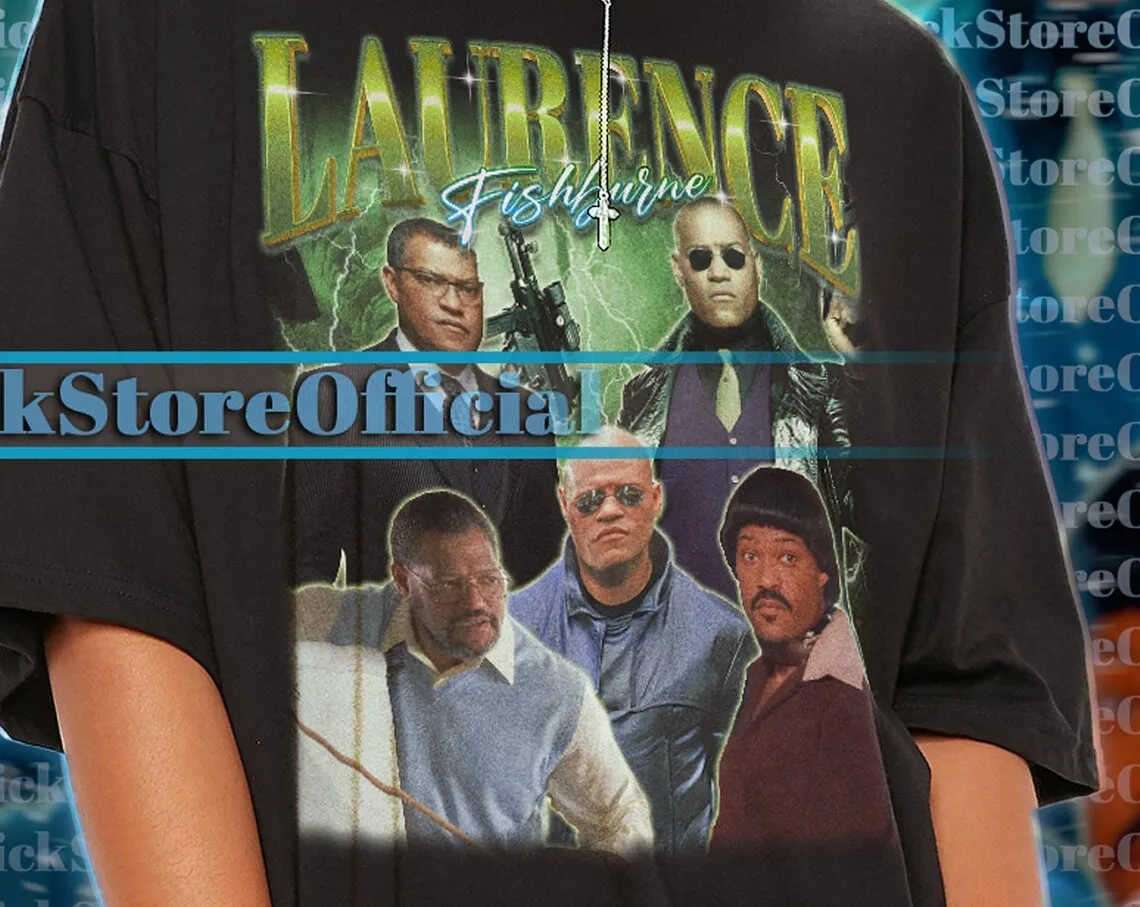 LAURENCE FISHBURNE Vintage Shirt Laurence Fishburne Homage Tshirt Laurence Fishburne Fan Tees Laurence Fishburne Retro 90s Sweat