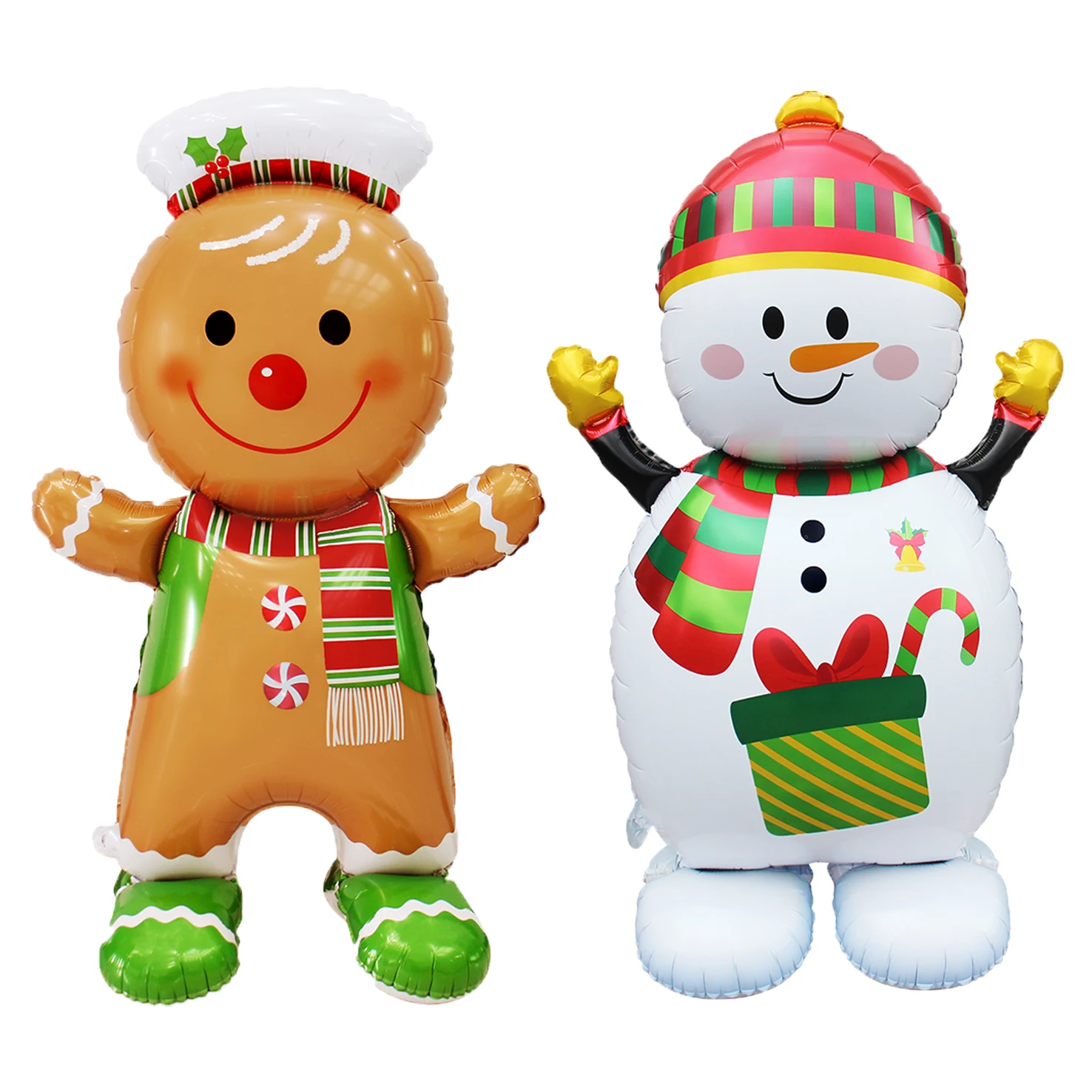 1pc Neue Extra Große Stehende Santa Claus Folie Ballon Weihnachten Urlaub Party Dekoration Neue Jahr Geburtstag Liefert Ostern Geschenk – Detail 3