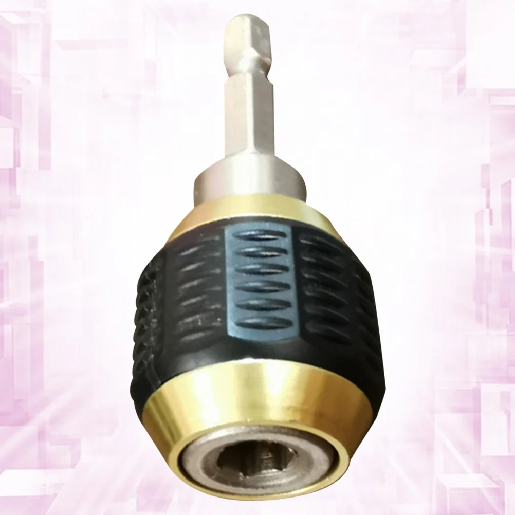 

60Mm Keyless Drill Chuck Stainless Steel Electric Hand Drill Bit Tool 1/4 Hexagon Adaptor Anti-Slip Handle High Efficiency