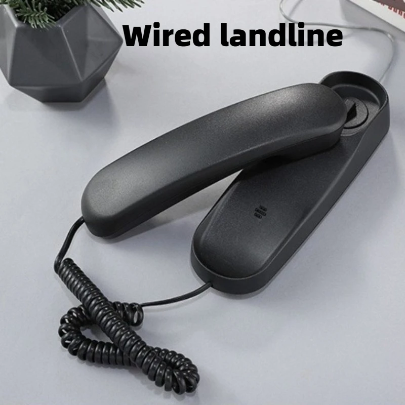 Retro Silent Redial Corded Landline Phone, Suitable for Homes, Hotels, Schools, and Offices
