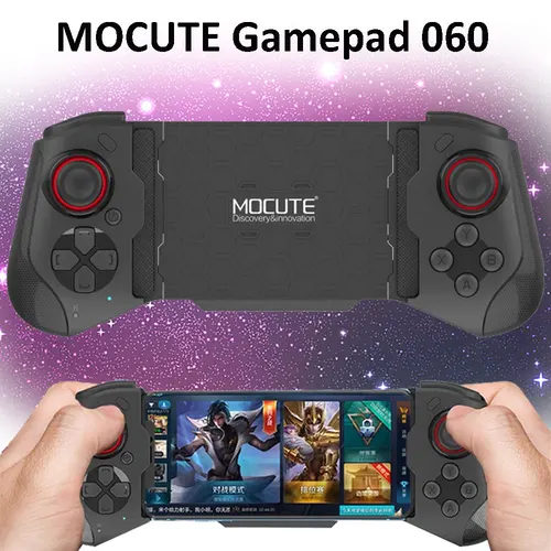 Mando de juegos MOCUTE 060, mando telescópico para IOS13.4, controlador de juego inalámbrico para iPhone/Android, Joystick Mocute060