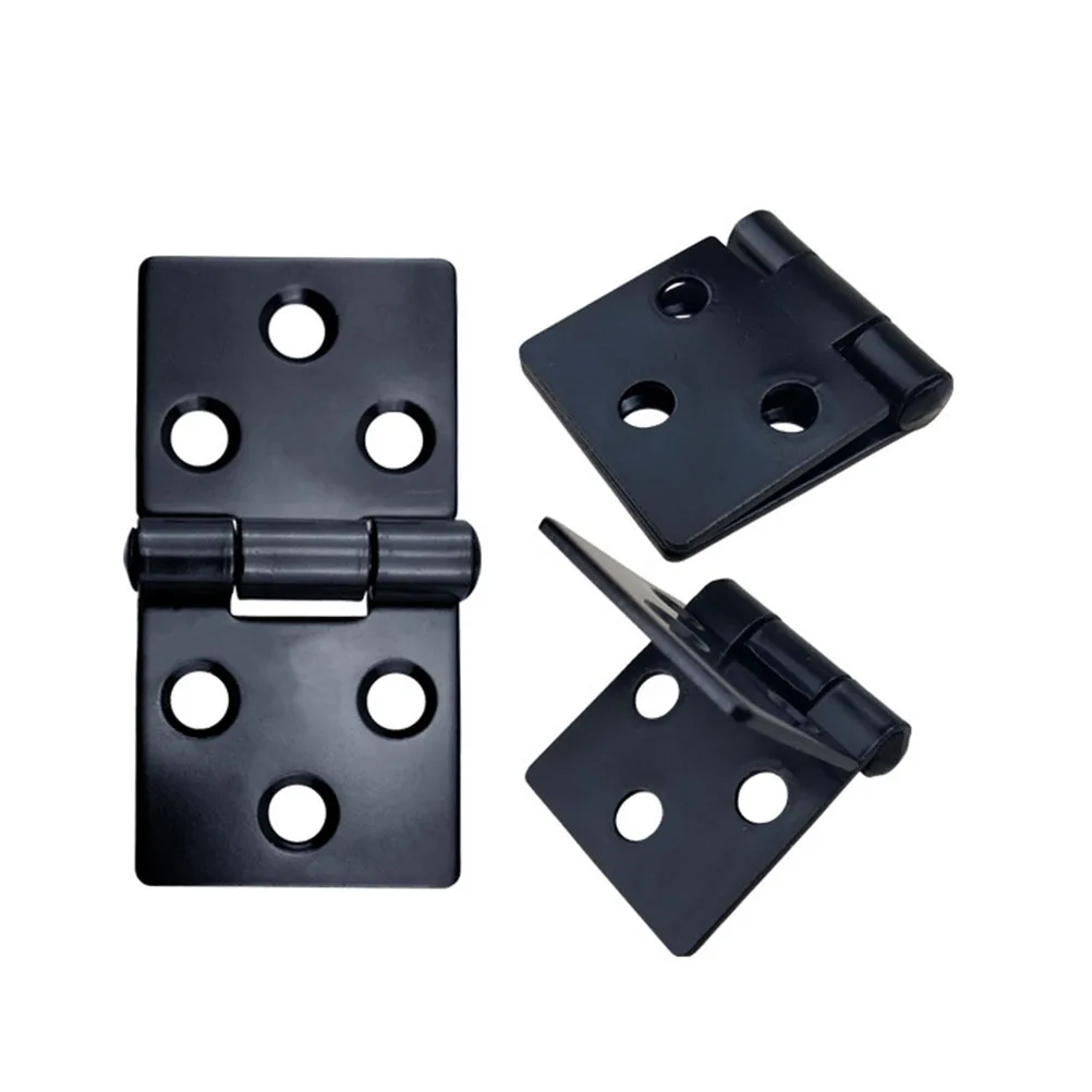 

10pcs Thickened Square Heavy Duty Metal Bearing Silent Door Hinge Durable Flat Hinge For Furniture Cabinet Diy Projects