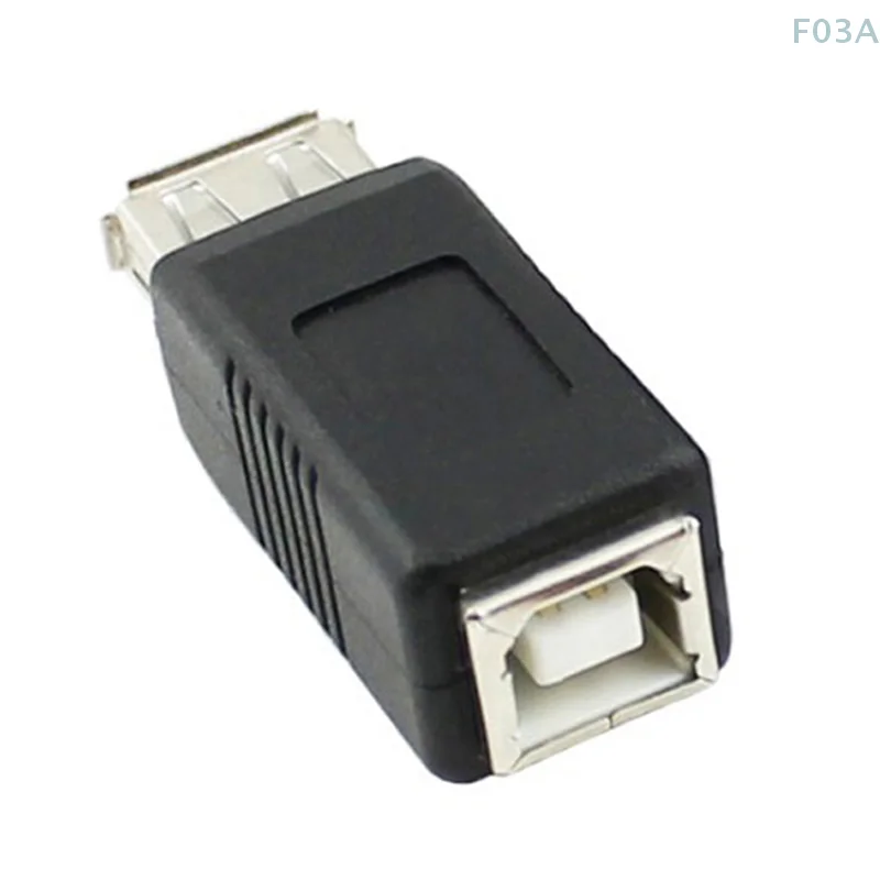 USB Type A Female to Printer Scanner Type B Female Adapter Adaptor Converter