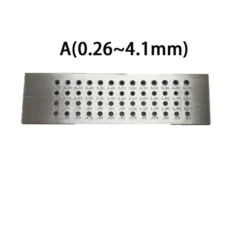 Multi Shapes Wire Drawing Die Plate Square Triangle Hexagon Gold Silver Drawing Tool For Jewelry Production