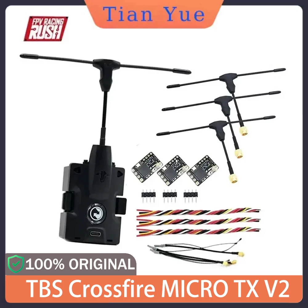 Micro transmisor TBS Crossfire Micro TX V2 915Mhz para Dron de carreras con visión en primera persona 150Hz de baja latencia