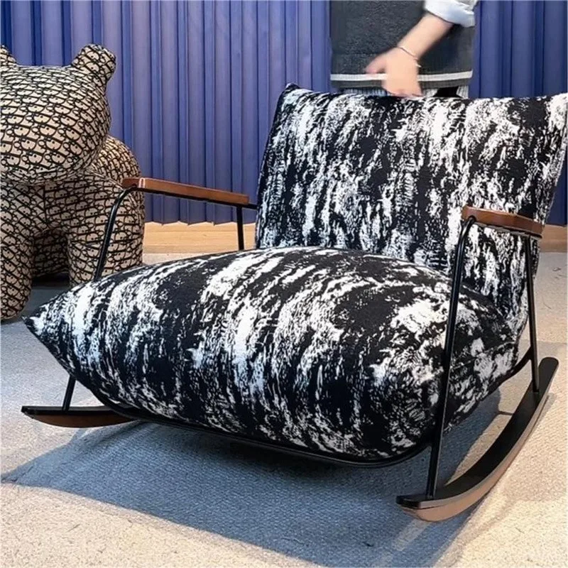 Hot Selling Modern Luxury Sofa Chairs for Apartment  Features Uniquely Designed Rocking Chair Lounge Chairs for Living Room