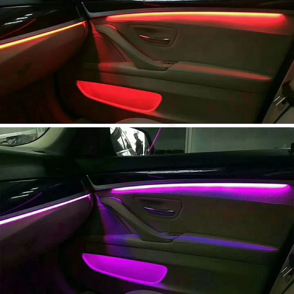 Ambient Light For BMW 5 Series F18 2012 2013 2014 2015 - 2017 Copilot Display Color Led Decorate Door Car Instrument Dashboard