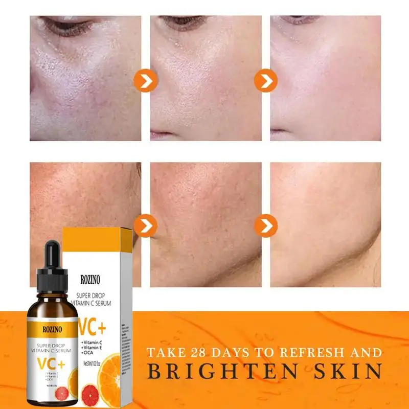 Vitamin C Serum Oil Lightening Hydrating Face Oil Black Spot Remover Repairs Skin Reduces Fine Lines Skin Brightening For Face