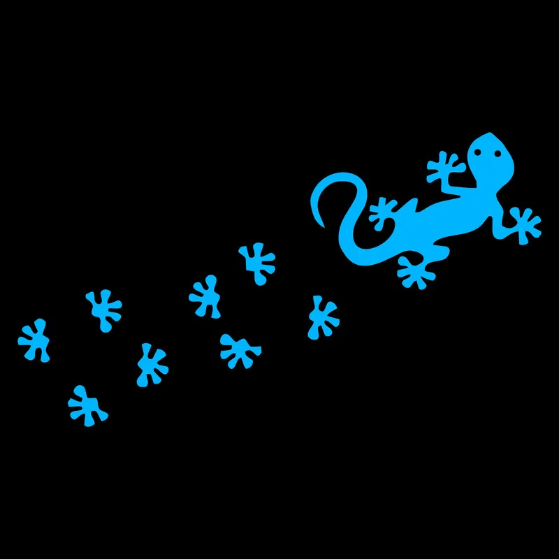 Reptile Lizard Wall Stickers Vinyl Decor Car Window Bumper Sticker Glow in the Dark Switch Stickers Kids Room Decoration Decals