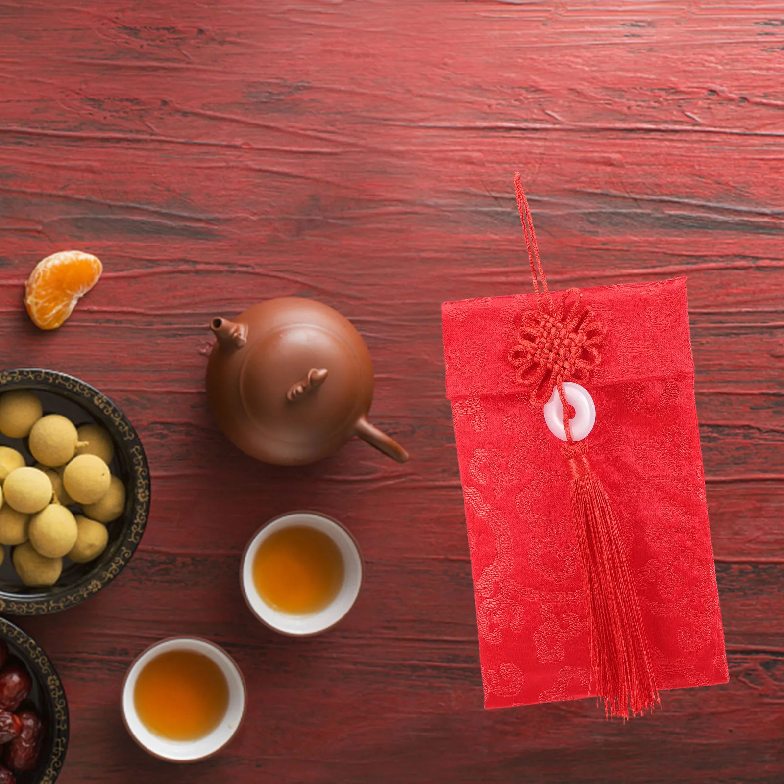 

2 Pcs Red Envelopes Fabric Packets New Year Gift Money Cloth Envelopes Supply 2023 Chinese Style Prosperity